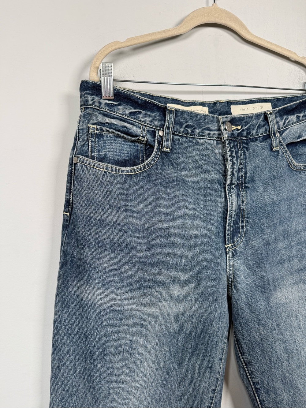 Anthropologie Pilcro Folio Relaxed High-Rise Cropped Jeans Size 31 NWT - Picture 2 of 11